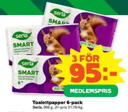 Stora Coop TOALETTPAPPER 6-PACK erbjuda