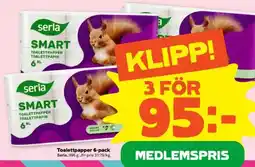 Stora Coop Serla SMART Toalettpapper 6-pack erbjuda