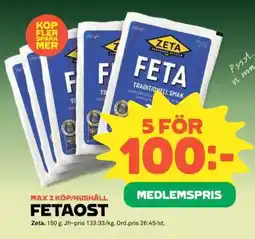 Stora Coop Fetaost erbjuda