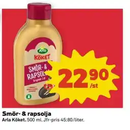 Coop Smör- & rapsolja erbjuda