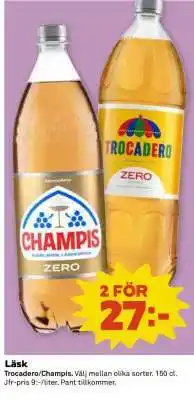 Coop Trocadero/Champis Zero erbjuda