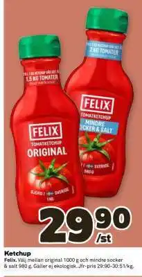 Coop Ketchup erbjuda