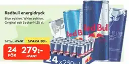 Bo Ohlsson Redbull energidryck erbjuda