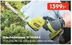 Bo Ohlsson RYOBI Gräs-/häcktrimmer RY18GSA-0 erbjuda