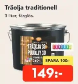 Bo Ohlsson Träolja traditionell erbjuda