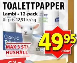 Matvärlden Tensta TOALETTPAPPER erbjuda