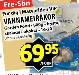 Matvärlden Tensta VANNAMEIRÄKOR, Medlemspris erbjuda