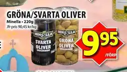 Matvärlden Tensta GRÖNA/SVARTA OLIVER erbjuda