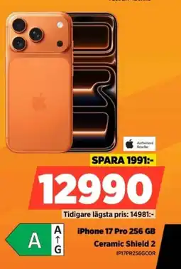 Power iPhone 17 Pro 256 GB Ceramic Shield 2 erbjuda