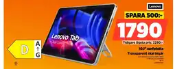 Power Lenovo 10,1" surfplatta Transparent skal ingår erbjuda