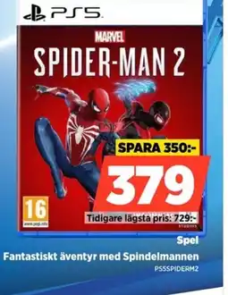 Power Spel Fantastiskt äventyr med Spindelmannen erbjuda