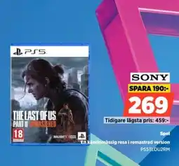 Power Sony spel en känslomässig resa i remastrad version erbjuda