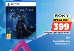 Power SONY Spel Fantastiskt äventyr erbjuda