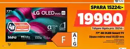 Power LG 77" 4K OLED Smart TV Djupa svärta med OLED evo erbjuda