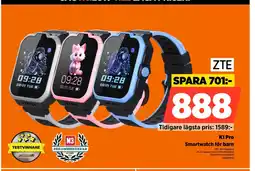 Power K1 Pro Z Smartwatch för barn TE erbjuda