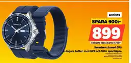 Power Triacle smartwatch med gps 5-dagars batteri med gps och 100+ sportlägen erbjuda