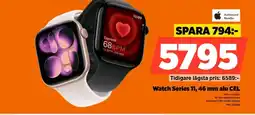 Power Watch Series 11, 46 mm alu CEL erbjuda