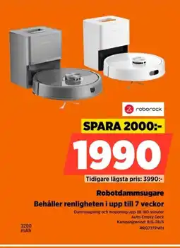 Power Roborock Robotdammsugare RRQ7TFPWH erbjuda