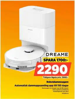 Power DREAME Robotdammsugare DD20PLUS erbjuda