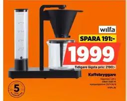 Power Wilfa Kaffebryggare WSPL3B erbjuda