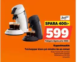 Power Senseo Kapselmaskin SECSA21011 erbjuda