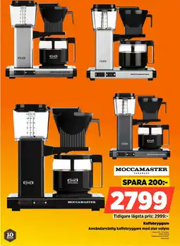 Power MOCCAMASTER Kaffebryggare MOC53740 erbjuda