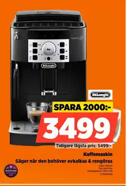 Power DeLonghi Kaffemaskin ECAM22112B erbjuda