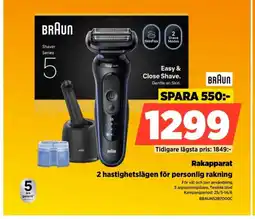 Power BRAUN Rakapparat BRAUN52B7000C erbjuda