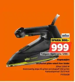 Power BRAUN Angstrykjärn F17255GR erbjuda