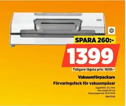Power Vakuumförpackare OBH7939 erbjuda