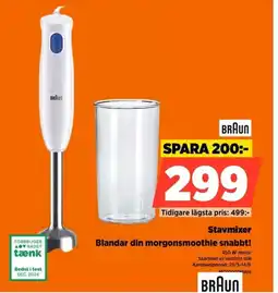 Power BRAUN Stavmixer erbjuda