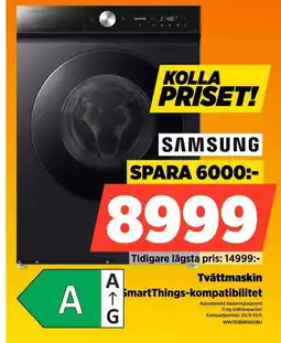 Power SAMSUNG Tvättmaskin WW11DB8B95GBU erbjuda