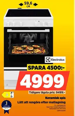 Power Electrolux Keramisk spis LKR64005SW erbjuda