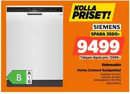 Power SIEMENS Diskmaskin SN45ZW07CE erbjuda
