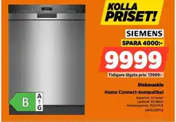Power SIEMENS Diskmaskin SN45ZS07CE erbjuda