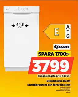 Power GRAM Diskmaskin DS4010 erbjuda