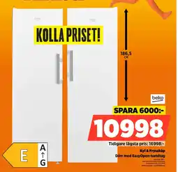 Power Beko Kyl & Frysskåp BIPMLNE444W+B1PMFNE314W erbjuda