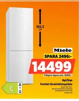 Power Miele Kyl/frys KFN4377CD erbjuda