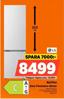 Power LG Kyl/frys GBBS524CPY erbjuda