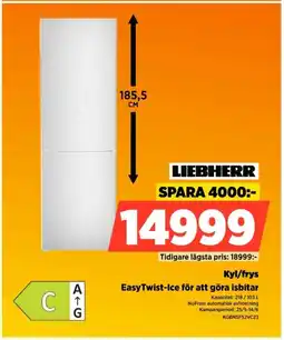 Power LIEBHERR Kyl/frys KGBNSF52VC23 erbjuda