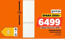 Power Gorenje Integrerad kyl/frys RKI517E41 erbjuda