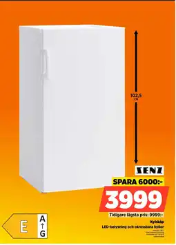 Power SENZ Kylskåp SERF10255EW erbjuda