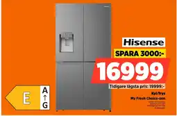 Power Hisense Kyl/frys RQ760N4SBFE erbjuda