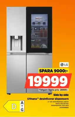 Power LG Side by side GSXE91MBAD erbjuda