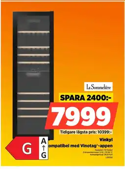 Power La Sommelière Vinkyl LS112DZ erbjuda