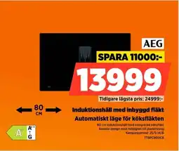 Power AEG Induktionshäll med inbyggd fläkt TT8PCB00CB erbjuda