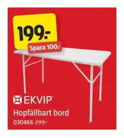 Jula EKVIP Hopfällbart bord erbjuda