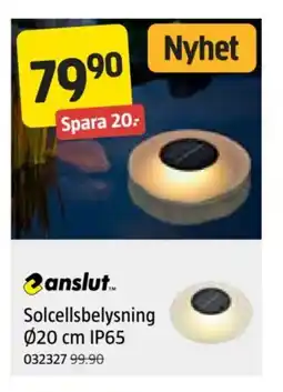 Jula Solcellsbelysning 020 cm IP65 erbjuda