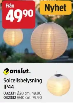 Jula Solcellsbelysning IP44 erbjuda