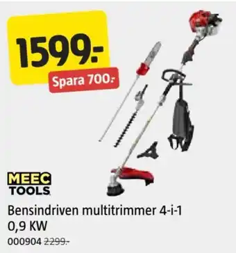 Jula Bensindriven multitrimmer 4-i-1 0,9 KW erbjuda